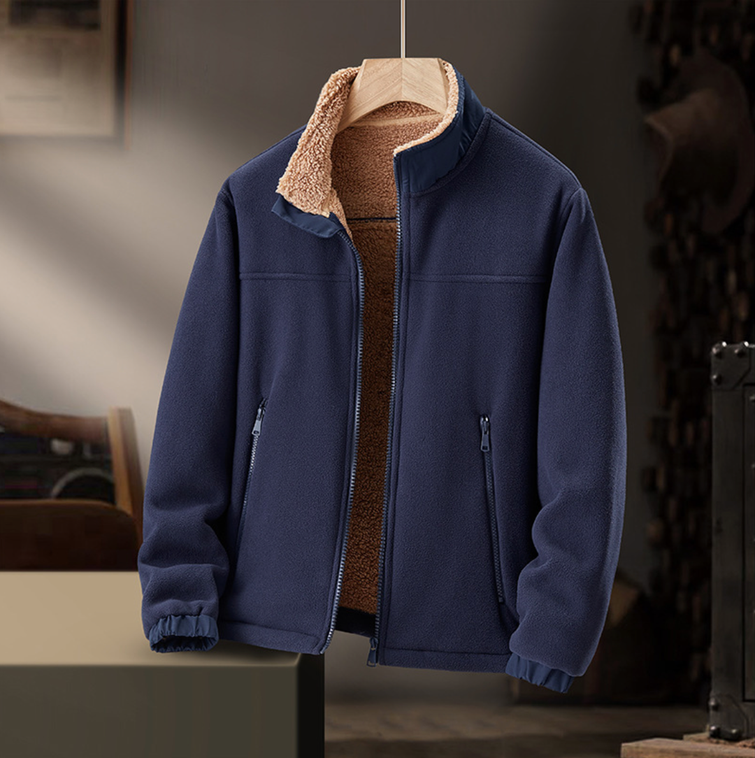 Grayson | Veste zippée avec col en peluche
