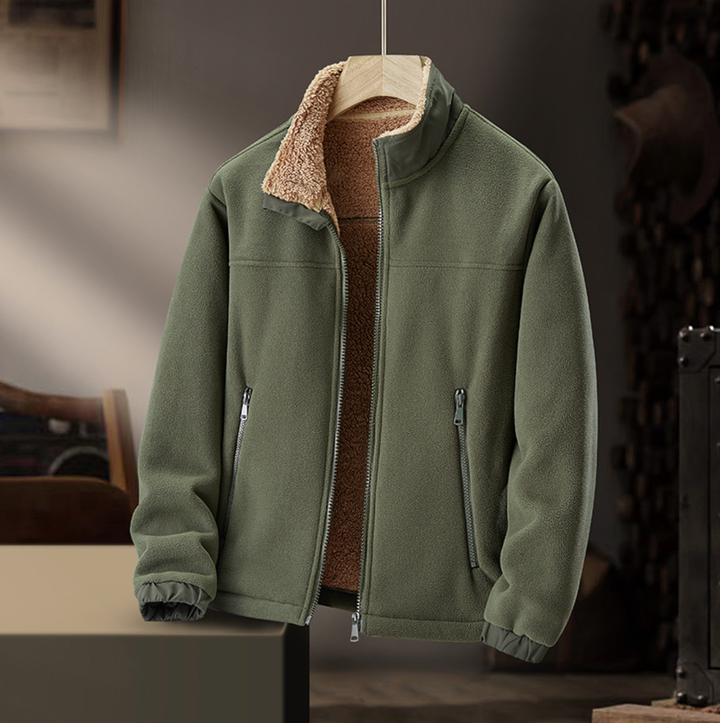 Grayson | Veste zippée avec col en peluche