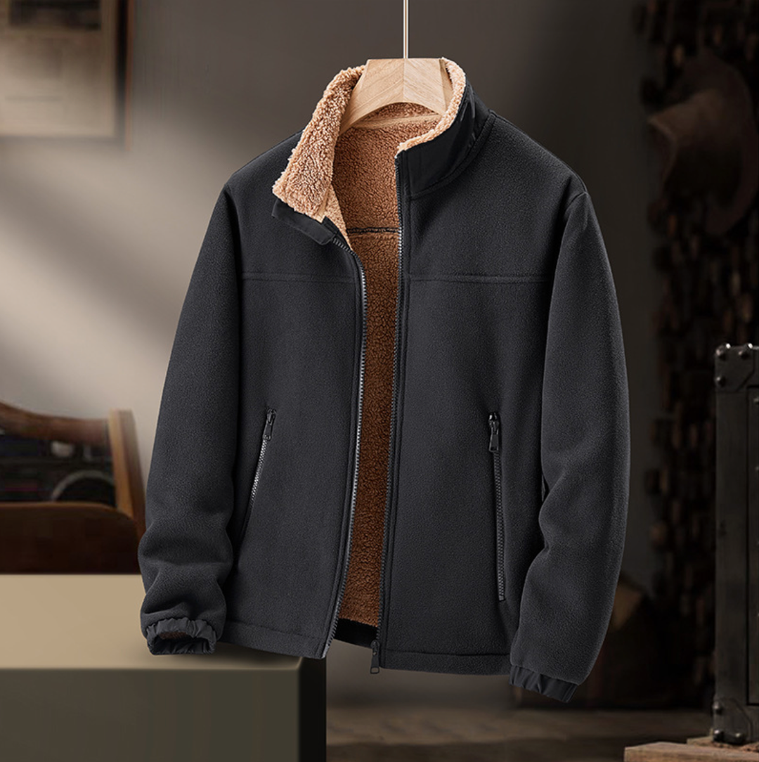 Grayson | Veste zippée avec col en peluche