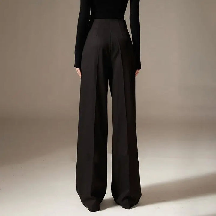 Pantalon Drapé à Jambes Larges Firenze