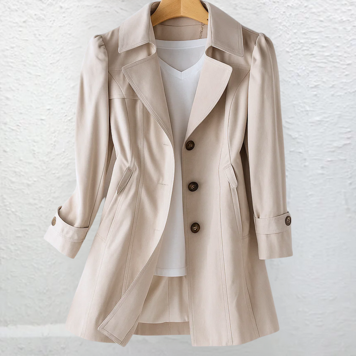 MOREAU LYON | MANTEAU LONG ANCIENNE ÉLÉGANT POUR FEMMES