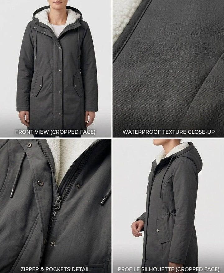 MOREAU LYON | PARKA D'HIVER DOUBLÉE EN POLAIRE POUR FEMMES