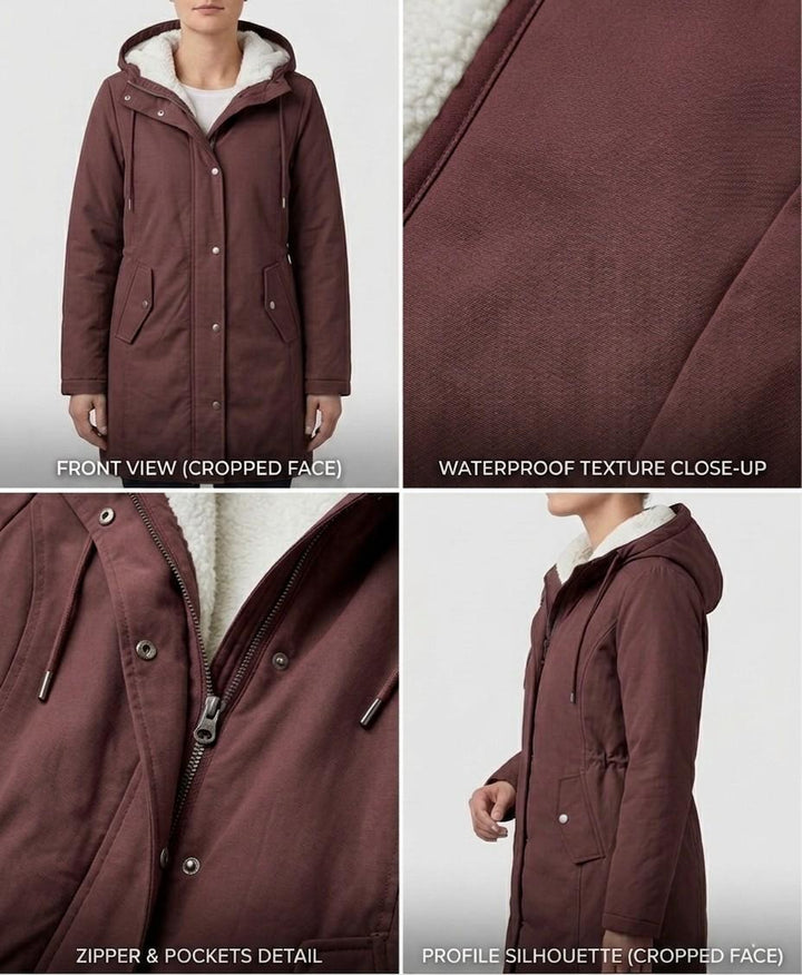 MOREAU LYON | PARKA D'HIVER DOUBLÉE EN POLAIRE POUR FEMMES