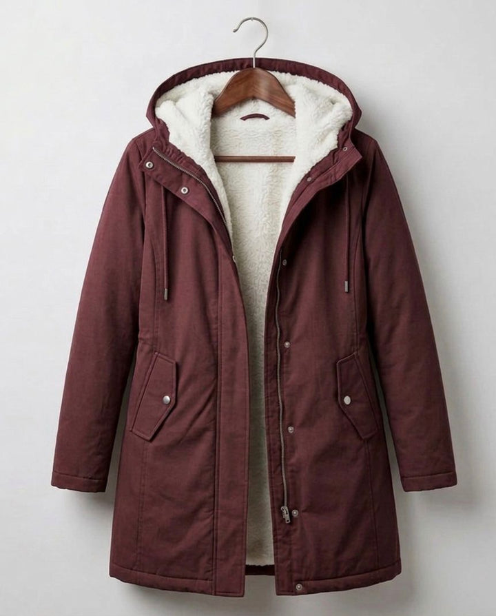 MOREAU LYON | PARKA D'HIVER DOUBLÉE EN POLAIRE POUR FEMMES