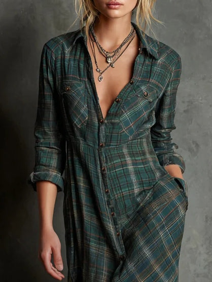 Emanuela – Robe Vert Impérial