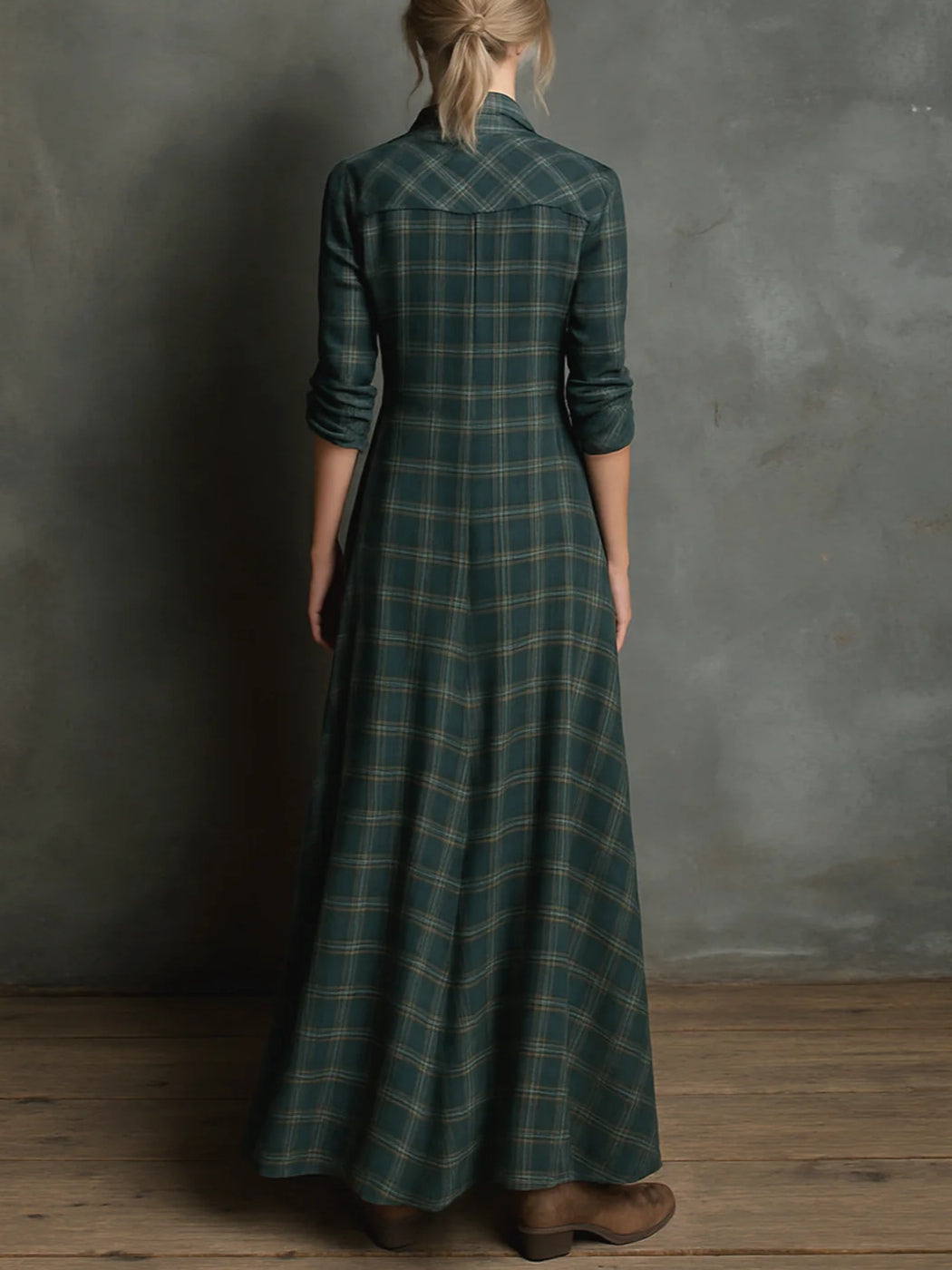 Emanuela – Robe Vert Impérial