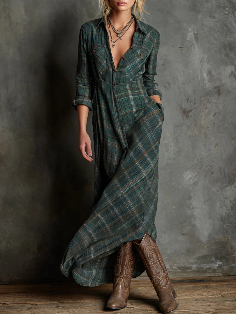 Emanuela – Robe Vert Impérial
