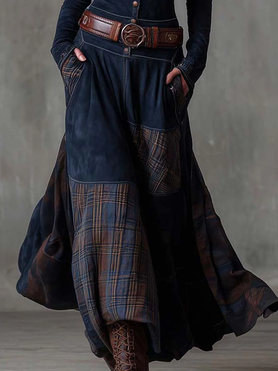 Ingrid | Robe Maxi Boutonnée à Ceinture