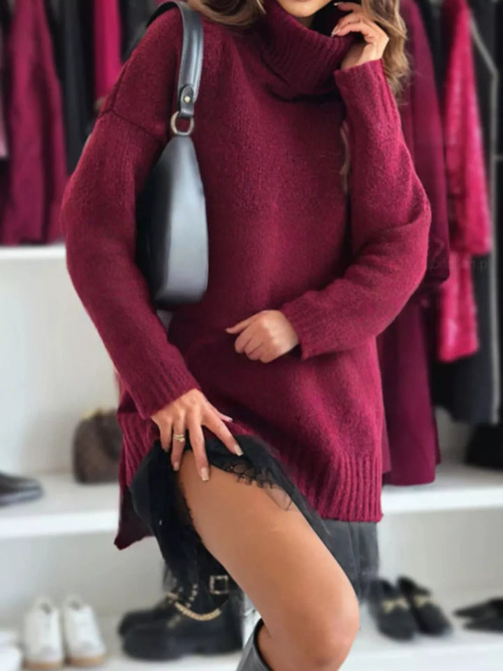 Stella | Pull Oversize Col Roulé