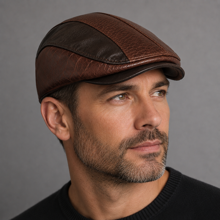 Beret en cuir