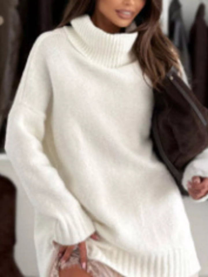 Stella | Pull Oversize Col Roulé