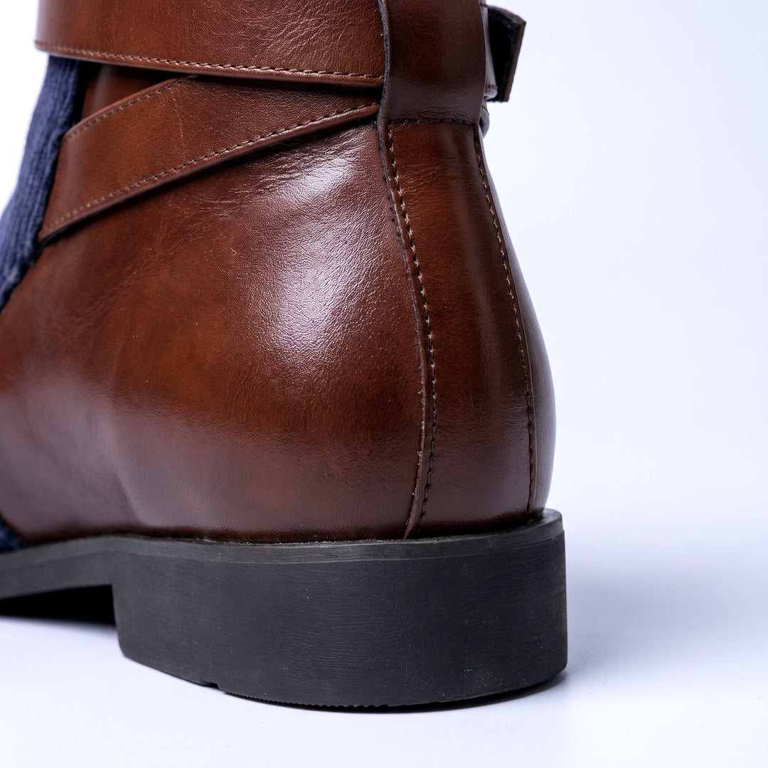 Bottes en velours côtelé