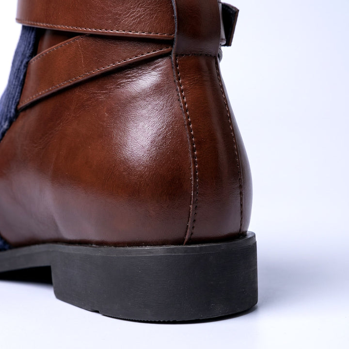 Bottes en velours côtelé