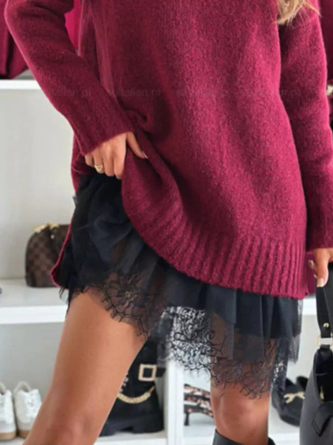 Stella | Pull Oversize Col Roulé