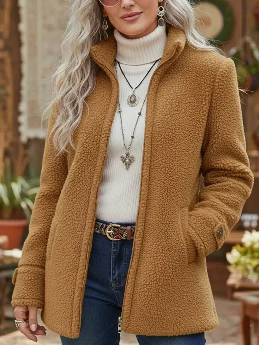 Judith | Veste à col montant à fermeture éclair intégrale