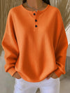 Lucille | Sweat Henley Gaufré