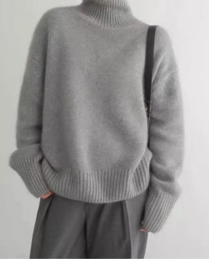 Scarlett | Pull Col Roulé à Épaules Tombantes