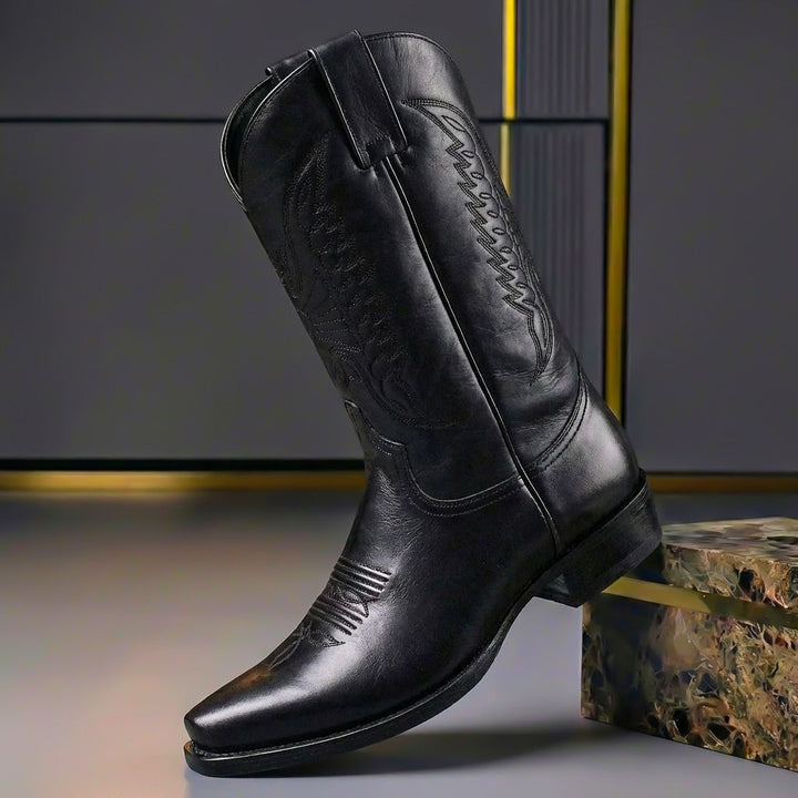 Bottes en Cuir Véritable Damian