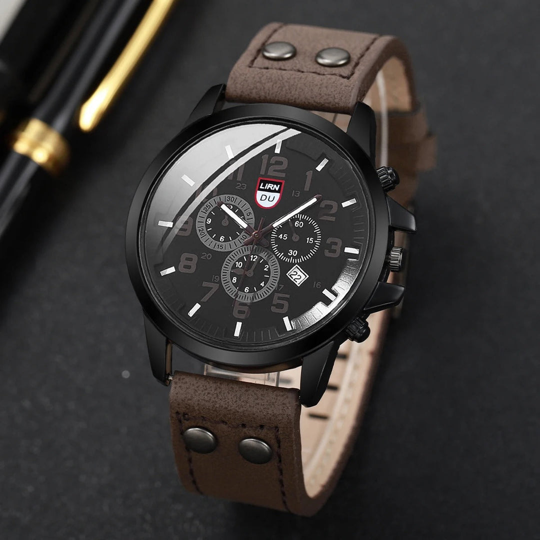 La Montre en Cuir de Vache Fieldline