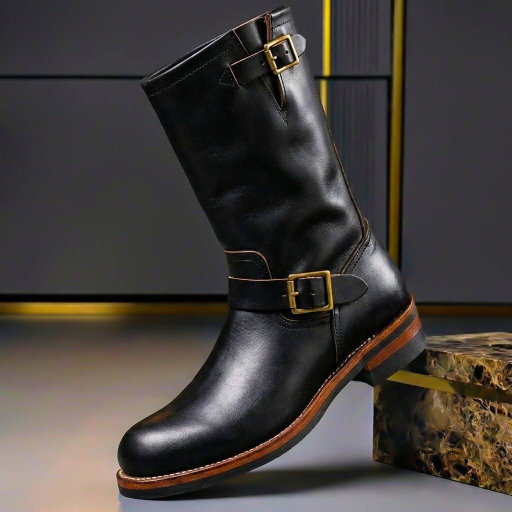 Bottes en Cuir Vintage Sullivan