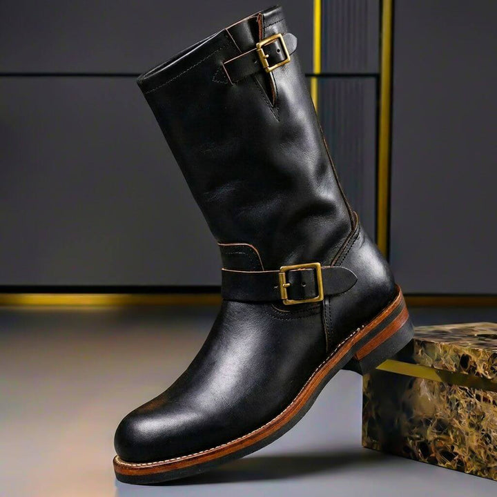 Bottes en Cuir Vintage Sullivan