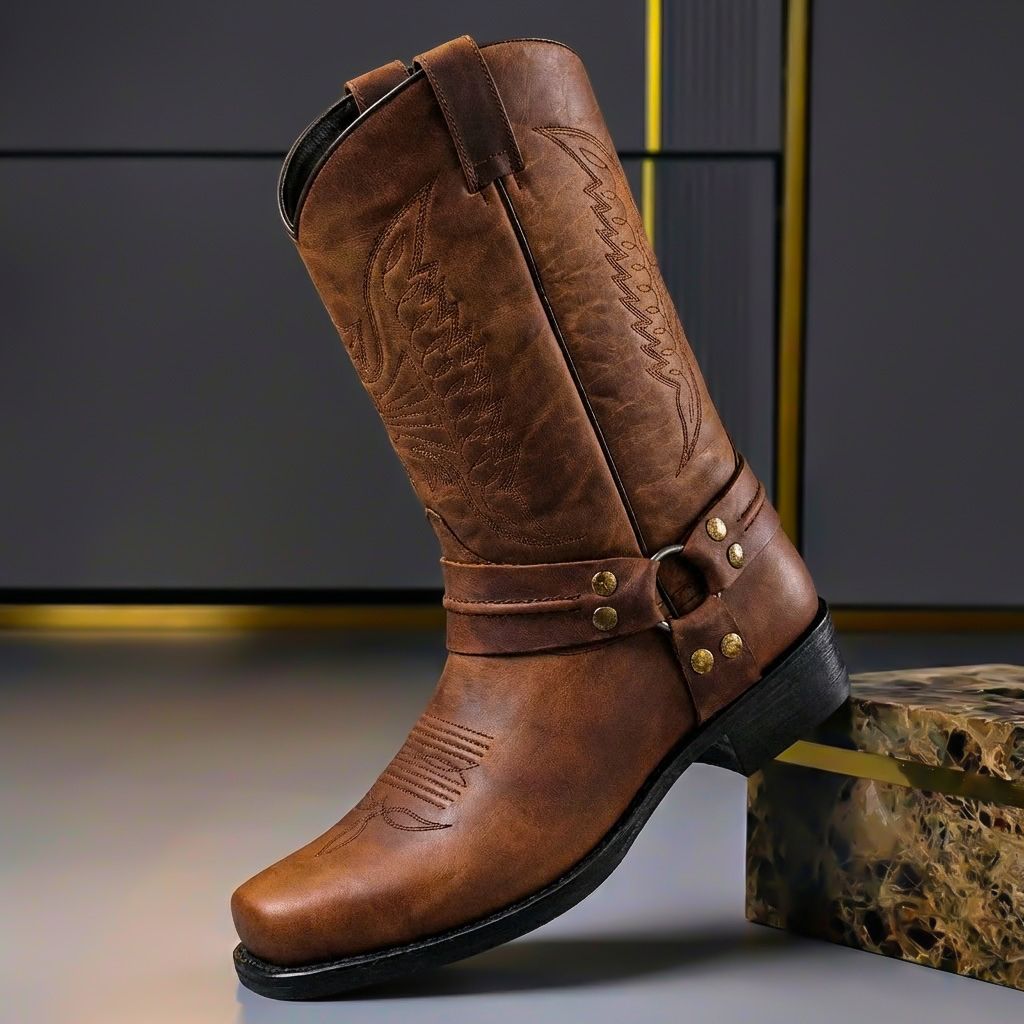 Bottes en Cuir Véritable Gabriel