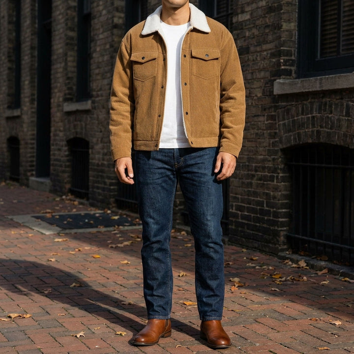Veste en velours côtelé Rockwell