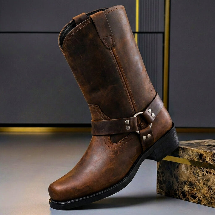 Bottes en Cuir Véritable Victor