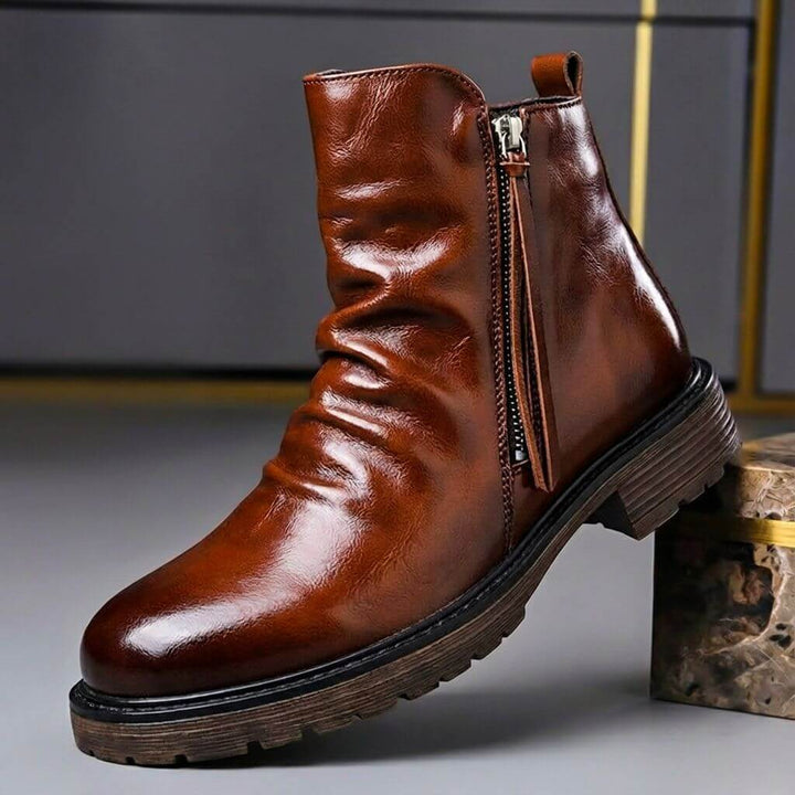 Bottes en Cuir Italien Walter