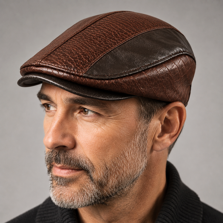 Beret en cuir