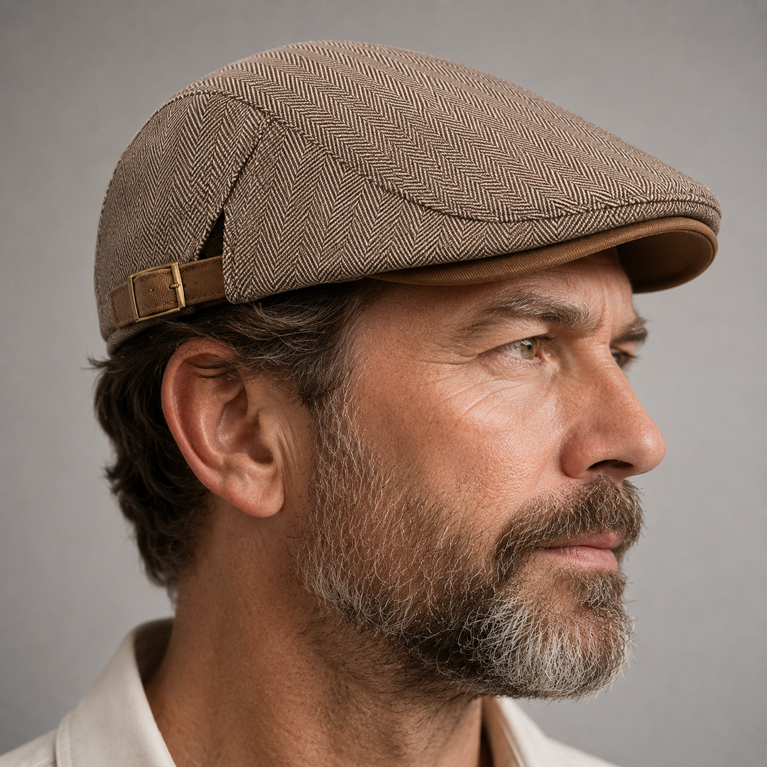 Béret en chevrons