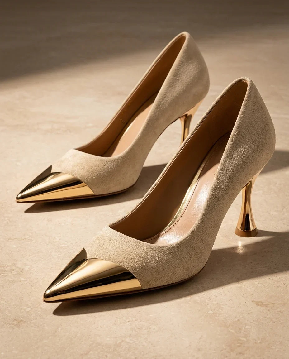 Talons avec Embout Métallique Camille