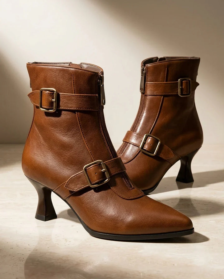 Bottines à double boucle Cleo