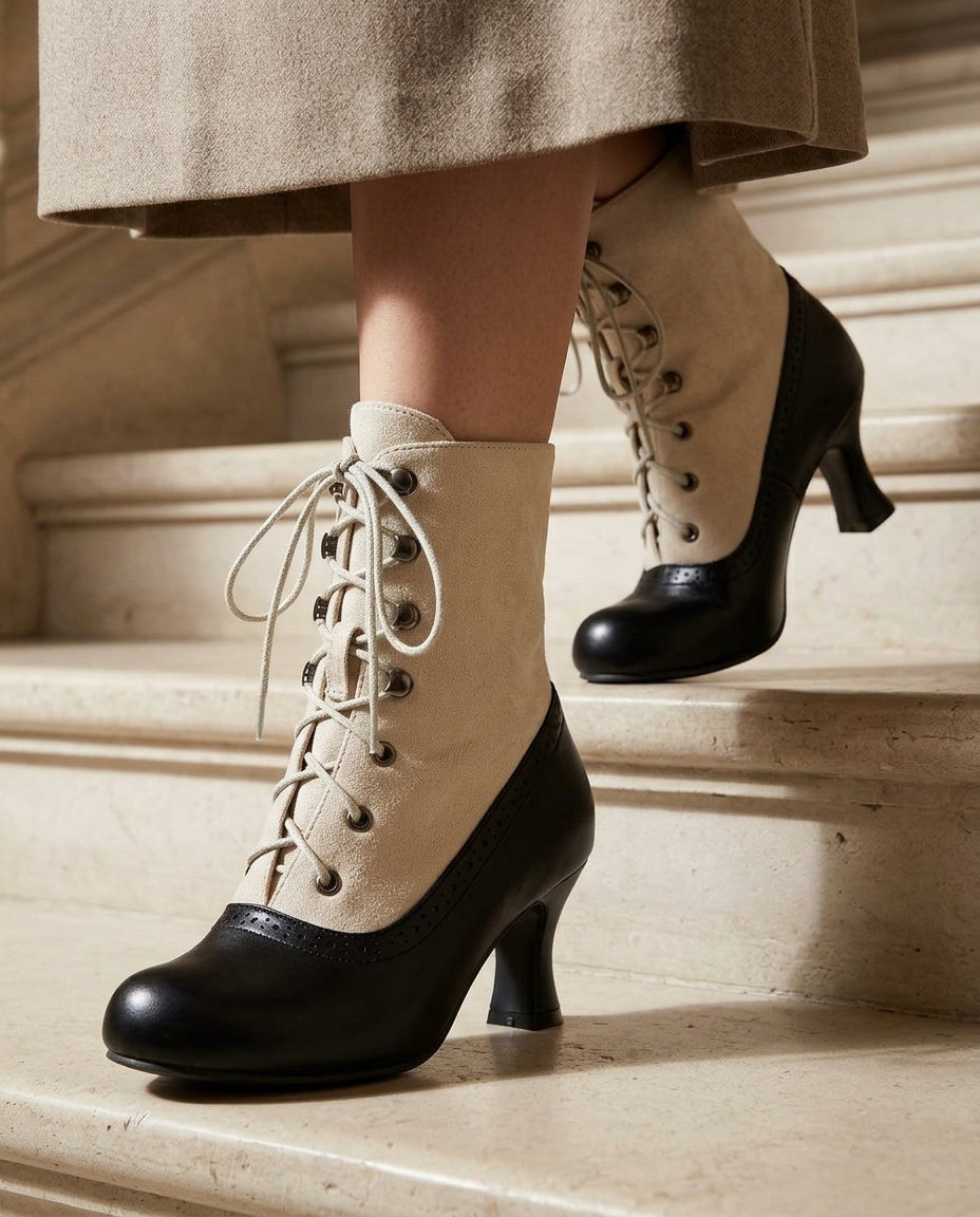Bottes en cuir à lacets Hadley