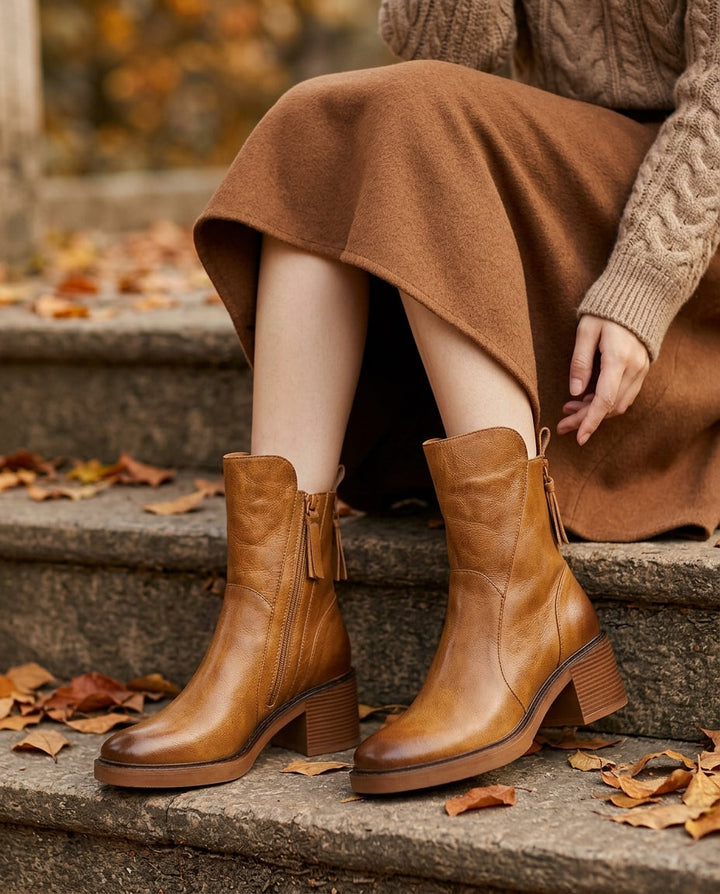 Bottines en cuir Liliana