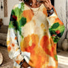 Amberlei™ | Pull Floral Tie-Dye Orange