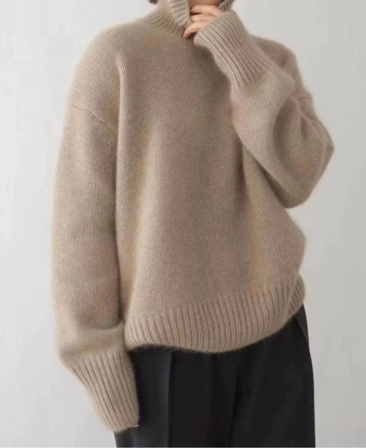 Scarlett | Pull Col Roulé à Épaules Tombantes