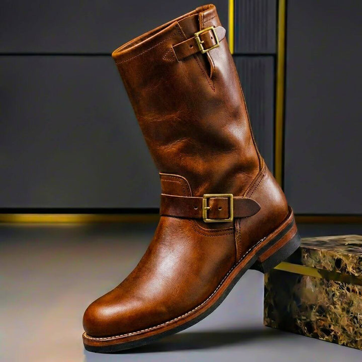Bottes en Cuir Vintage Sullivan