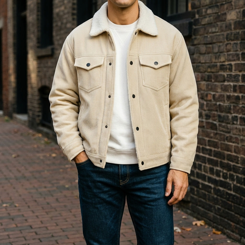Veste en velours côtelé Rockwell