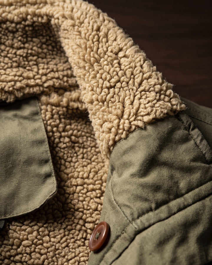 Gilet en Coton avec Doublure Sherpa