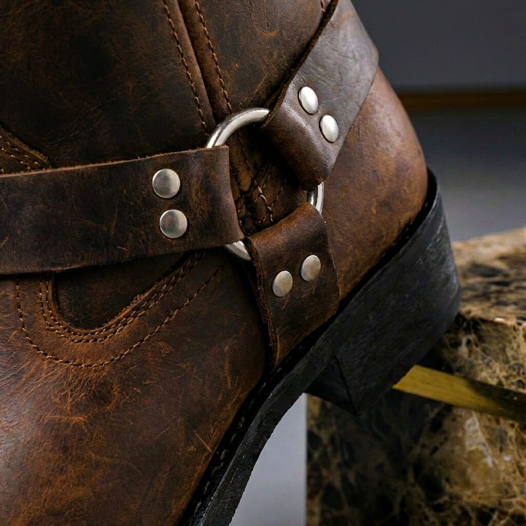 Bottes en Cuir Véritable Victor