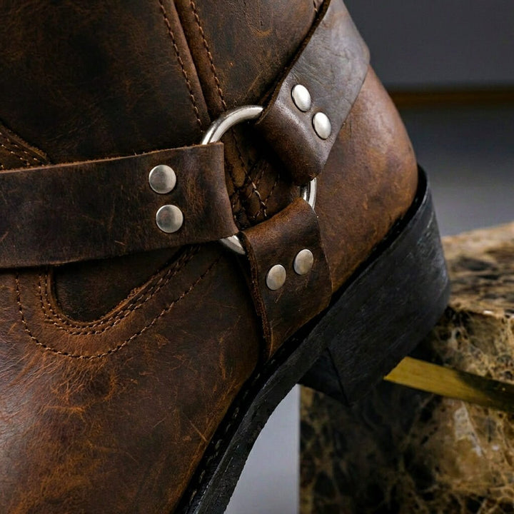 Bottes en Cuir Véritable Victor