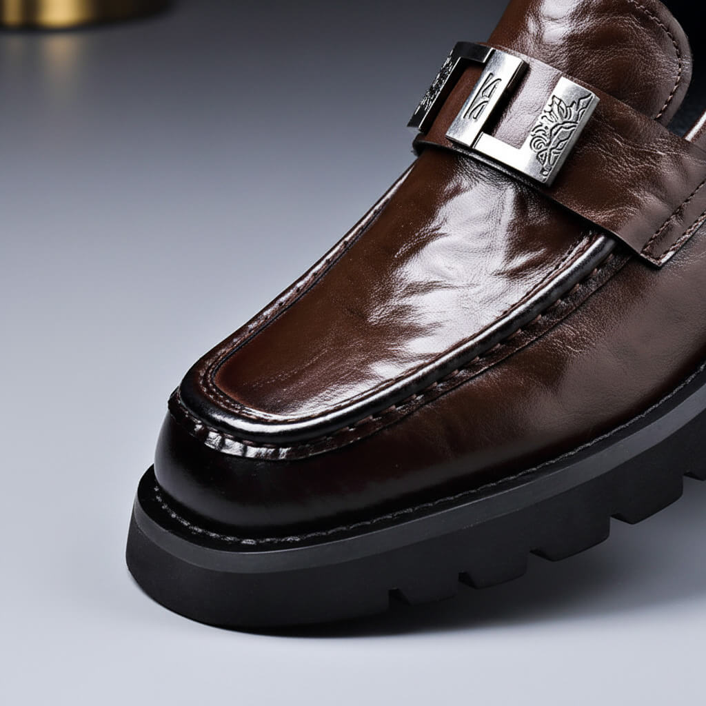 Chaussures en Cuir Véritable Vincent