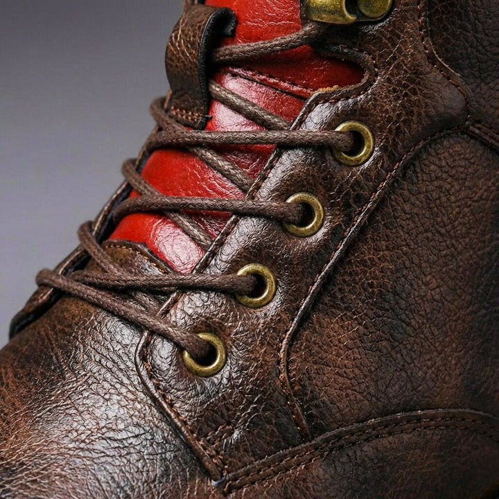 Bottes en Cuir Bicolores Jake