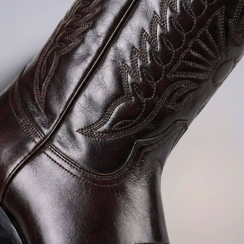 Bottes en Cuir Véritable Damian