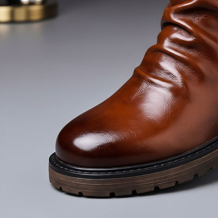Bottes en Cuir Italien Walter