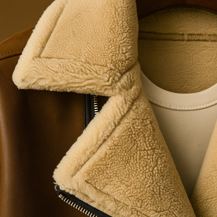 Giacca in Suede Prestige Leonard