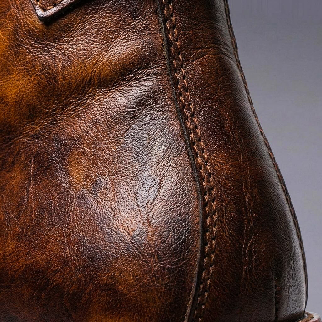 Bottes en cuir rétro Royce