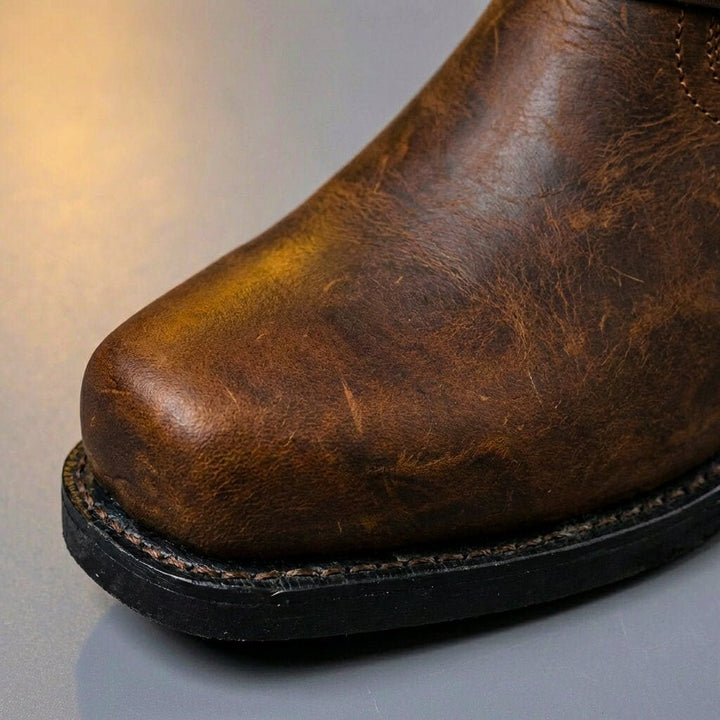 Bottes en Cuir Véritable Victor