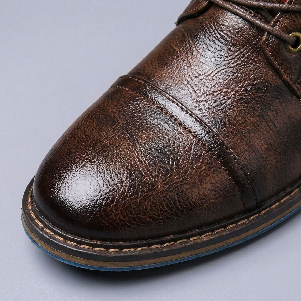 Bottes en Cuir Bicolores Jake